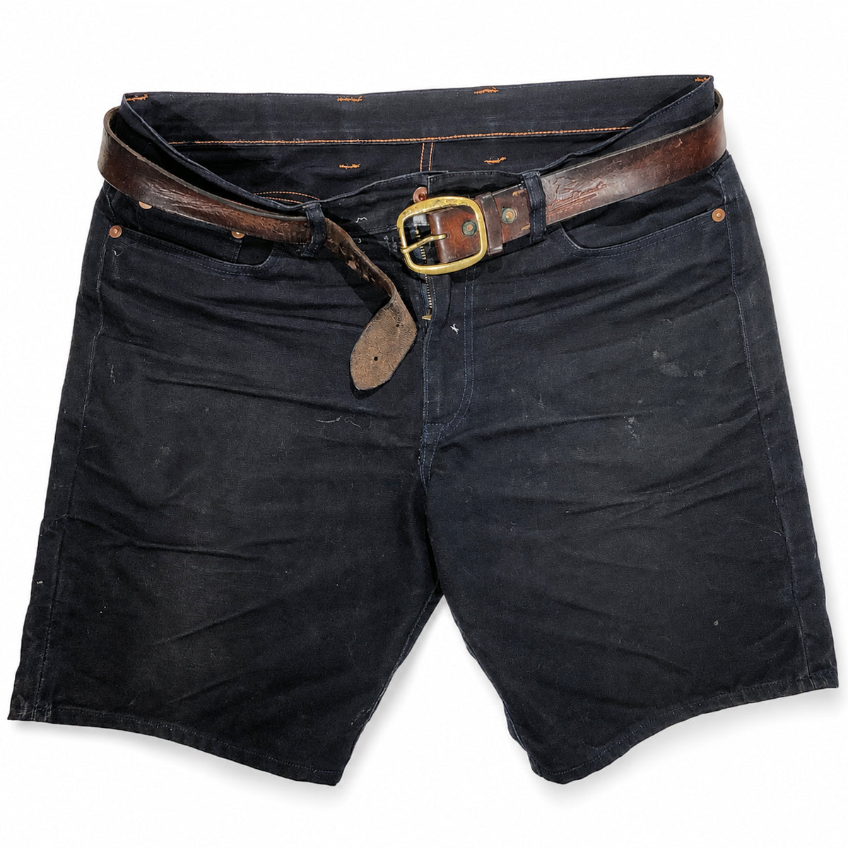 OPSTK #133 12oz Duck Canvas Midnight NAVY 5 Pocket Short [905 Regular Fit]