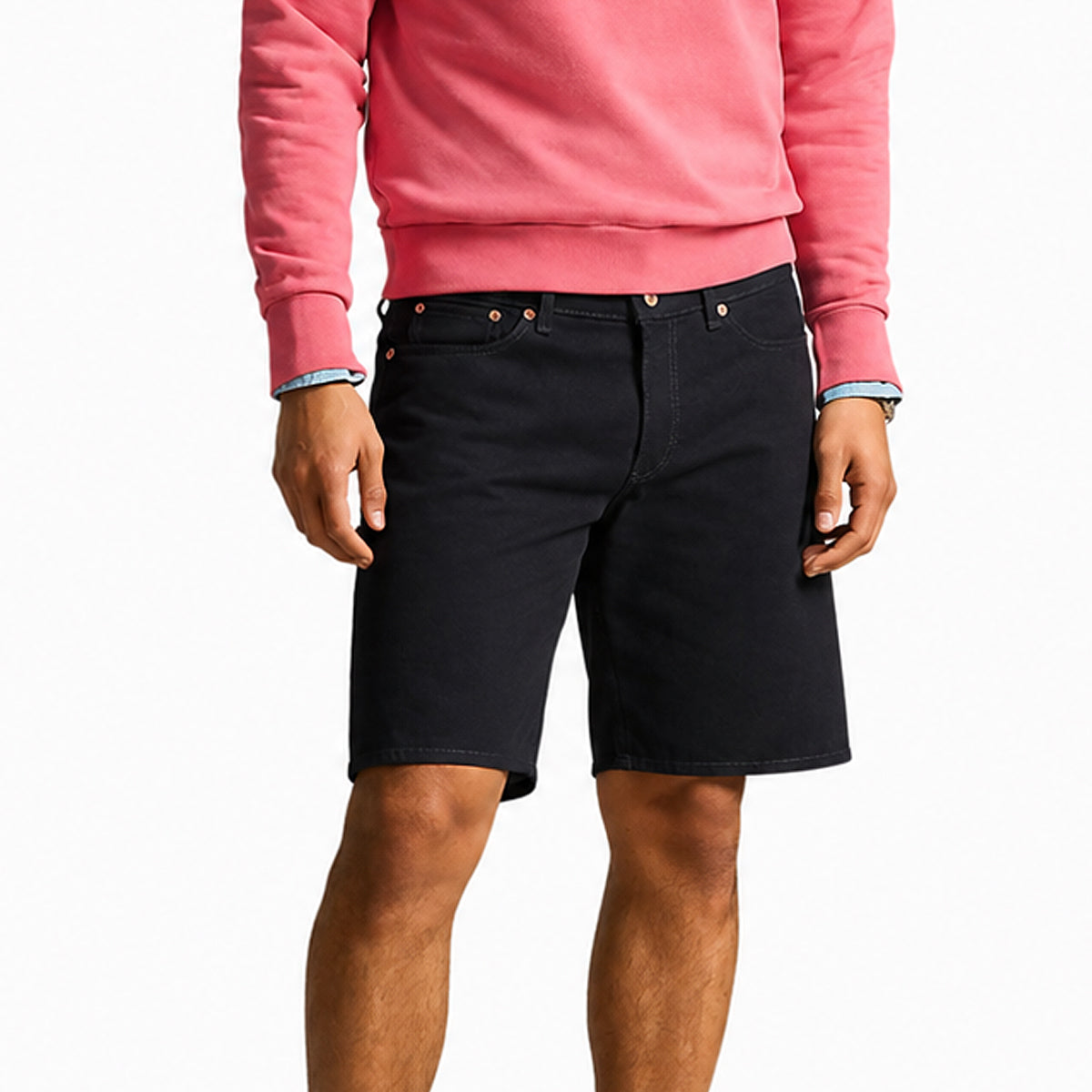 OPSTK #133 12oz Duck Canvas Midnight NAVY 5 Pocket Short [905 Regular Fit]