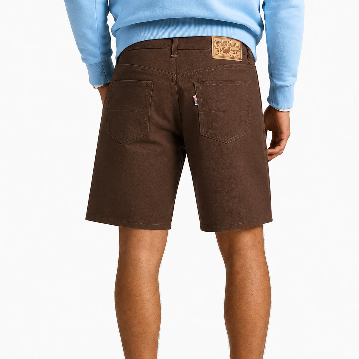 OPSTK #133 12oz Duck Canvas Timber BROWN 5 Pocket Short [905 Regular Fit]