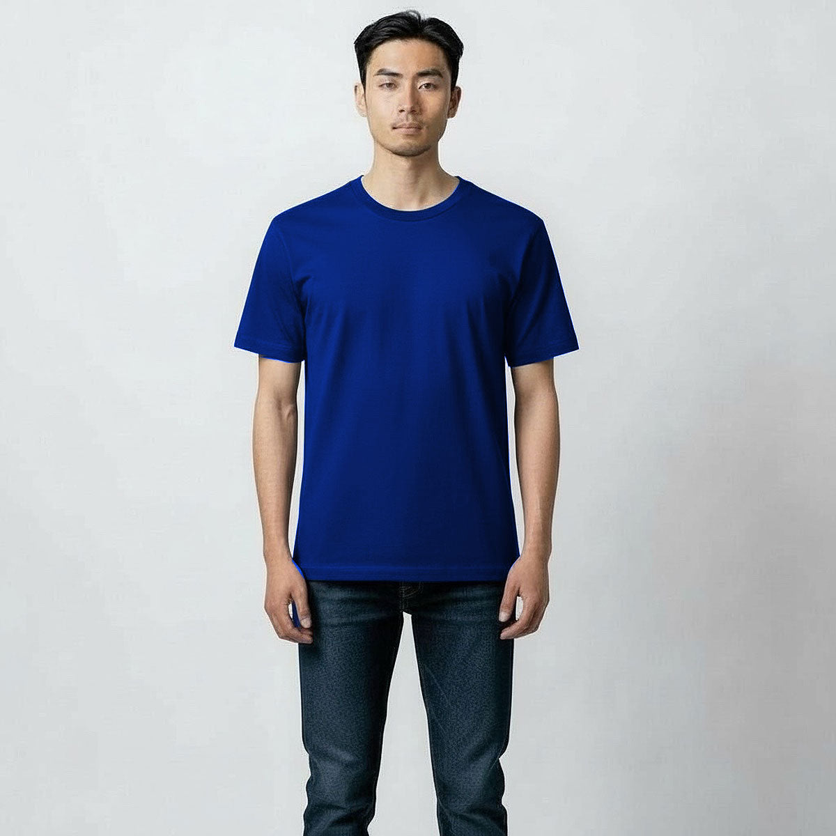4.4oz TEXAS MADE Crew Neck Cobalt Blue