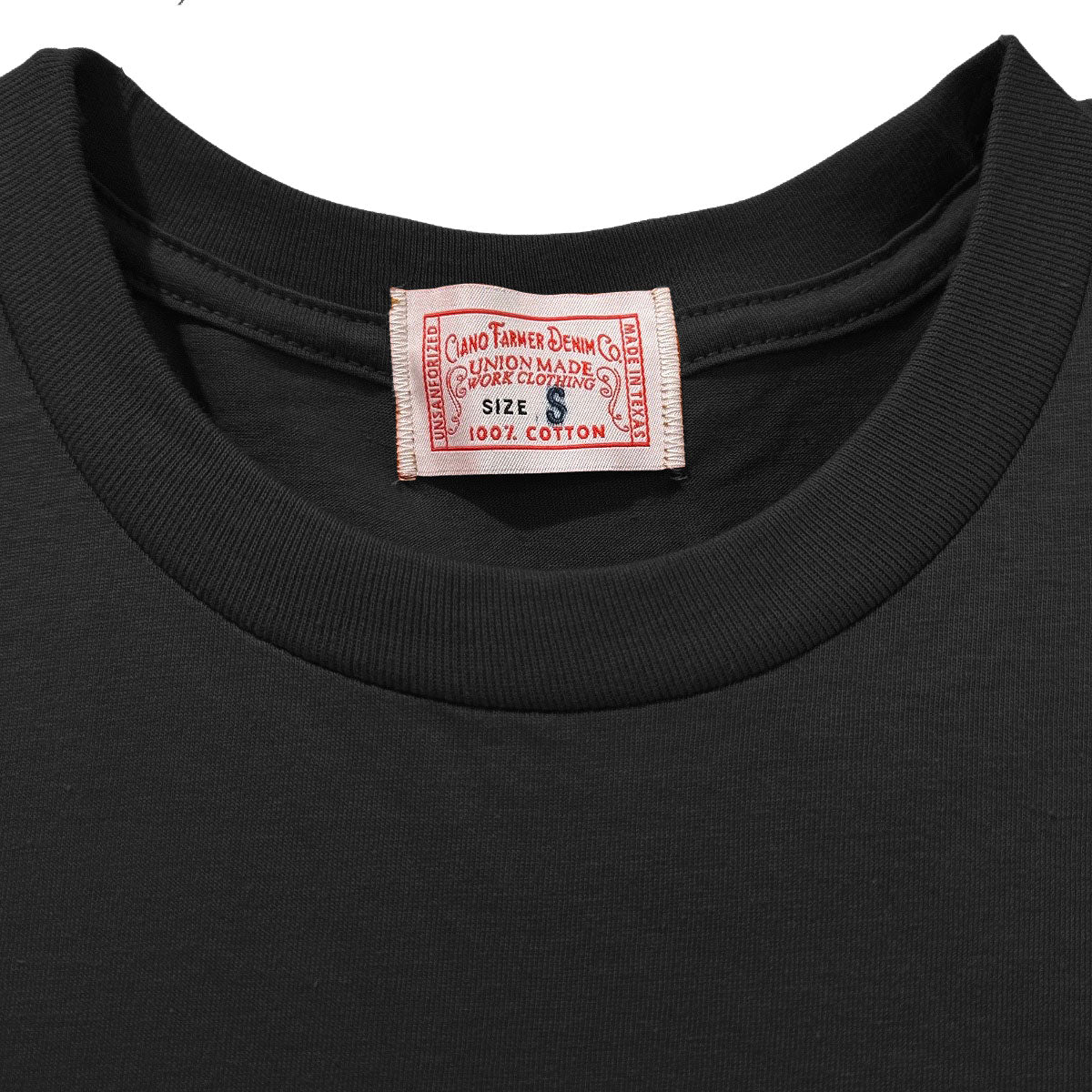 4.4oz TEXAS MADE Crew Neck Black "2 PACK SPECIAL"