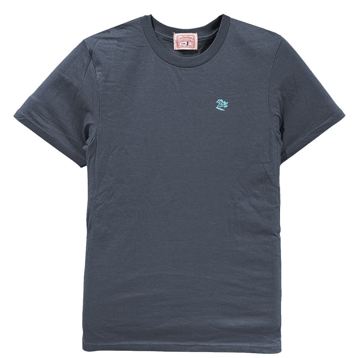4.4oz TEXAS MADE Slate Grey Crew Neck Embroidery