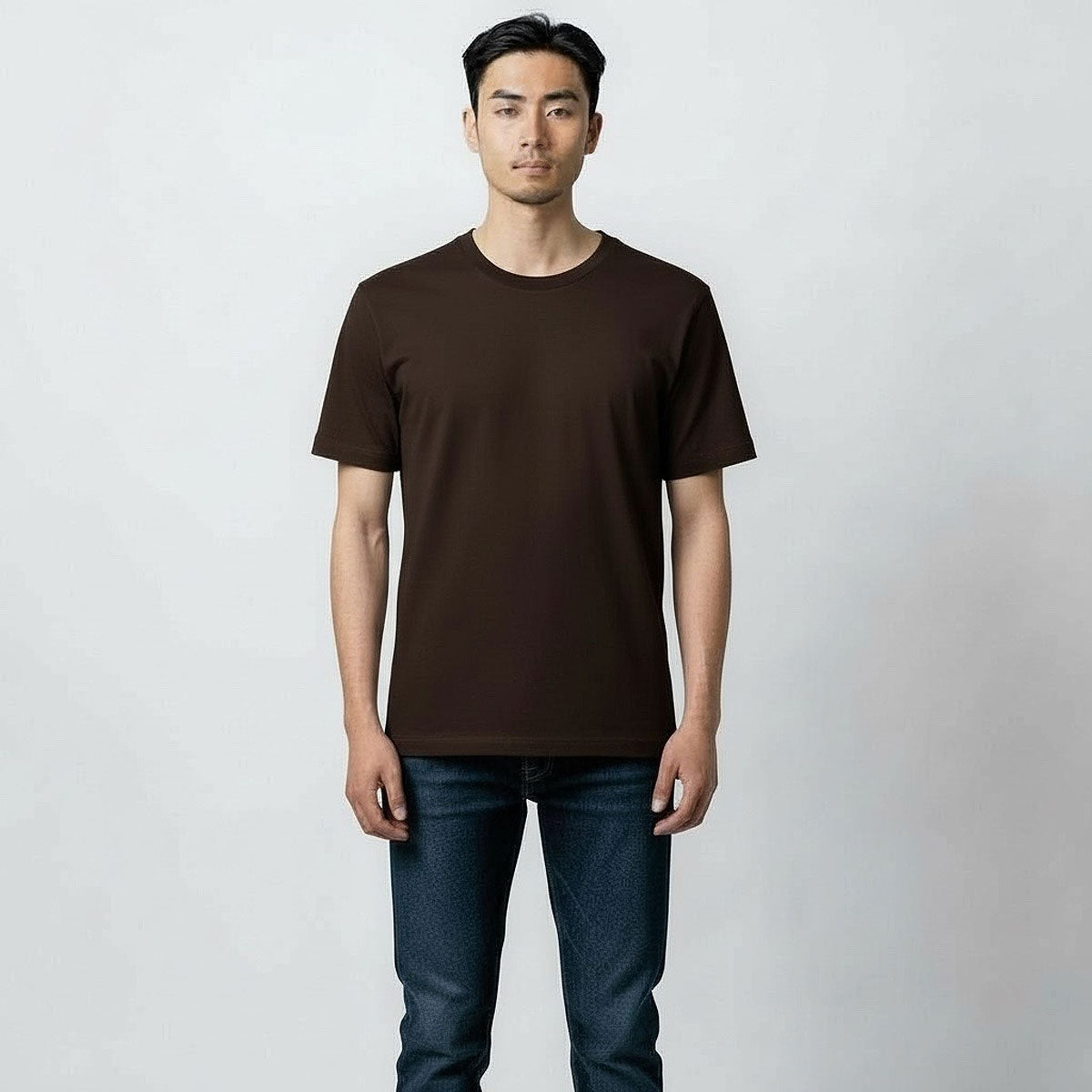 4.4oz TEXAS MADE Crew Neck Brown