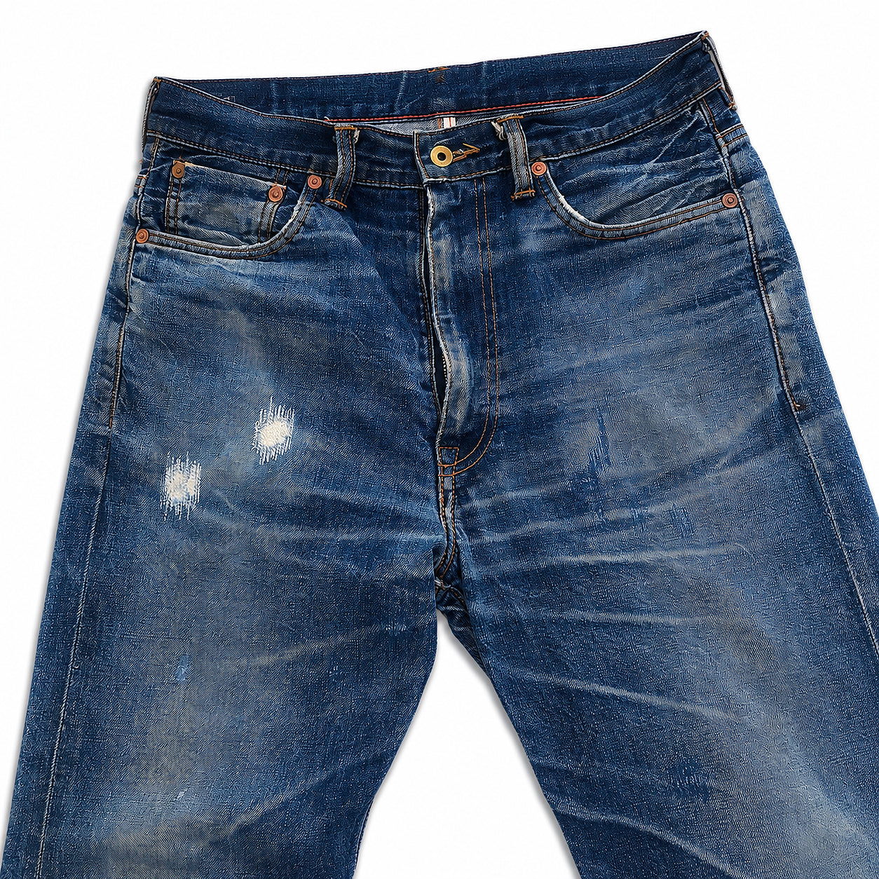 #27 13.5oz TEXAS Denim INDIGO Red Selvage