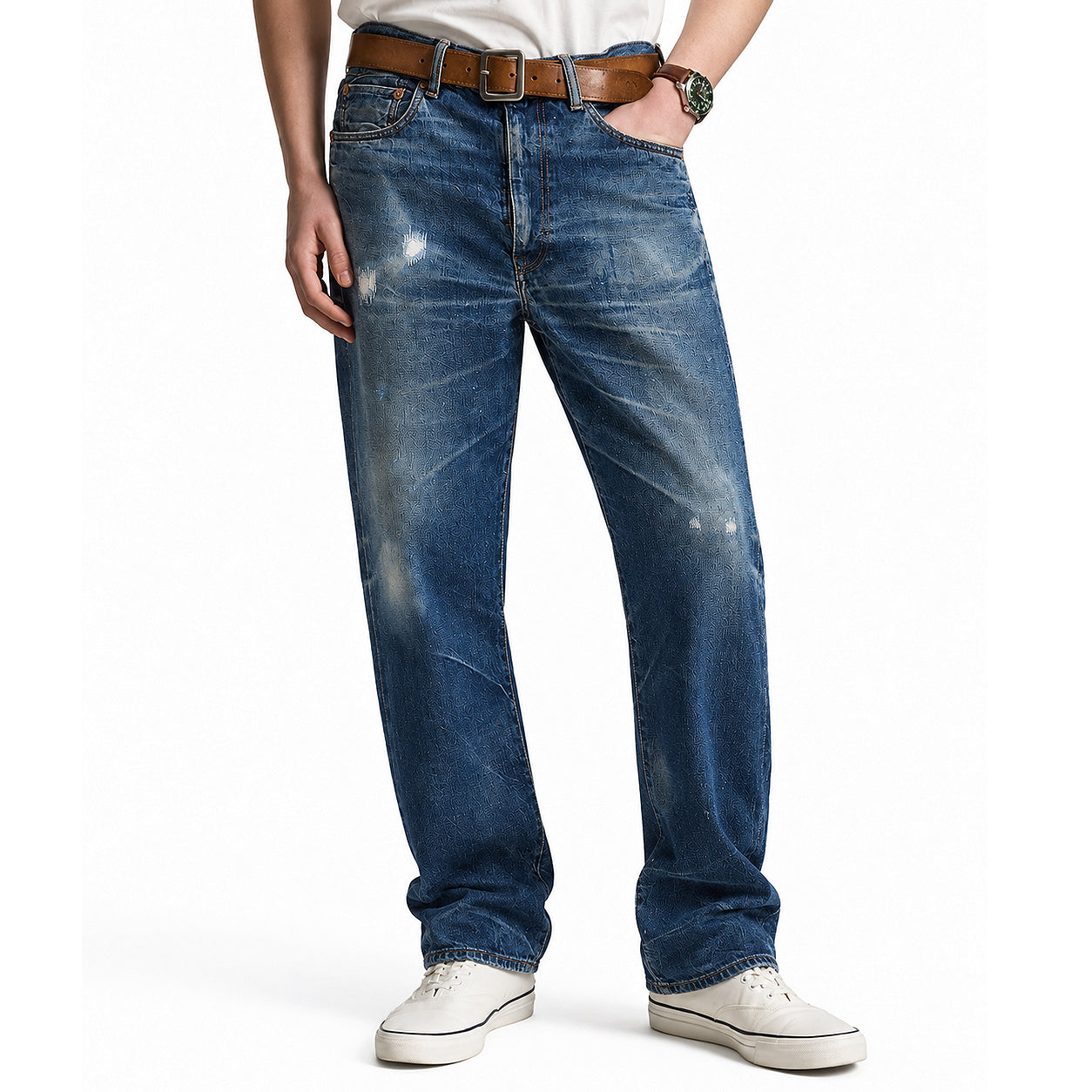 #27 13.5oz TEXAS Denim INDIGO Red Selvage