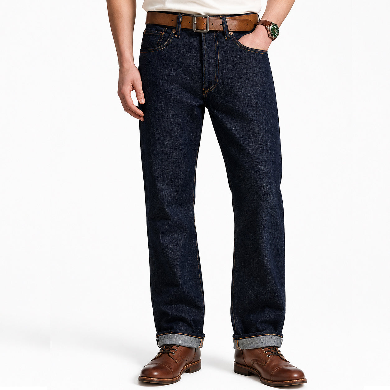 #27 13.5oz TEXAS Denim INDIGO Red Selvage