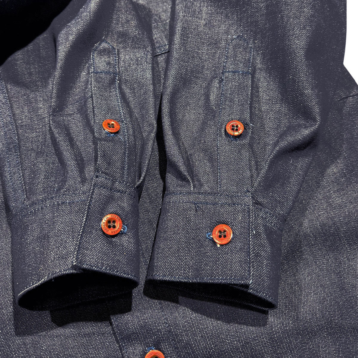 #TEX 13.5oz TEXAS DENIM Red Selvage Work Shirt (OPSTK)