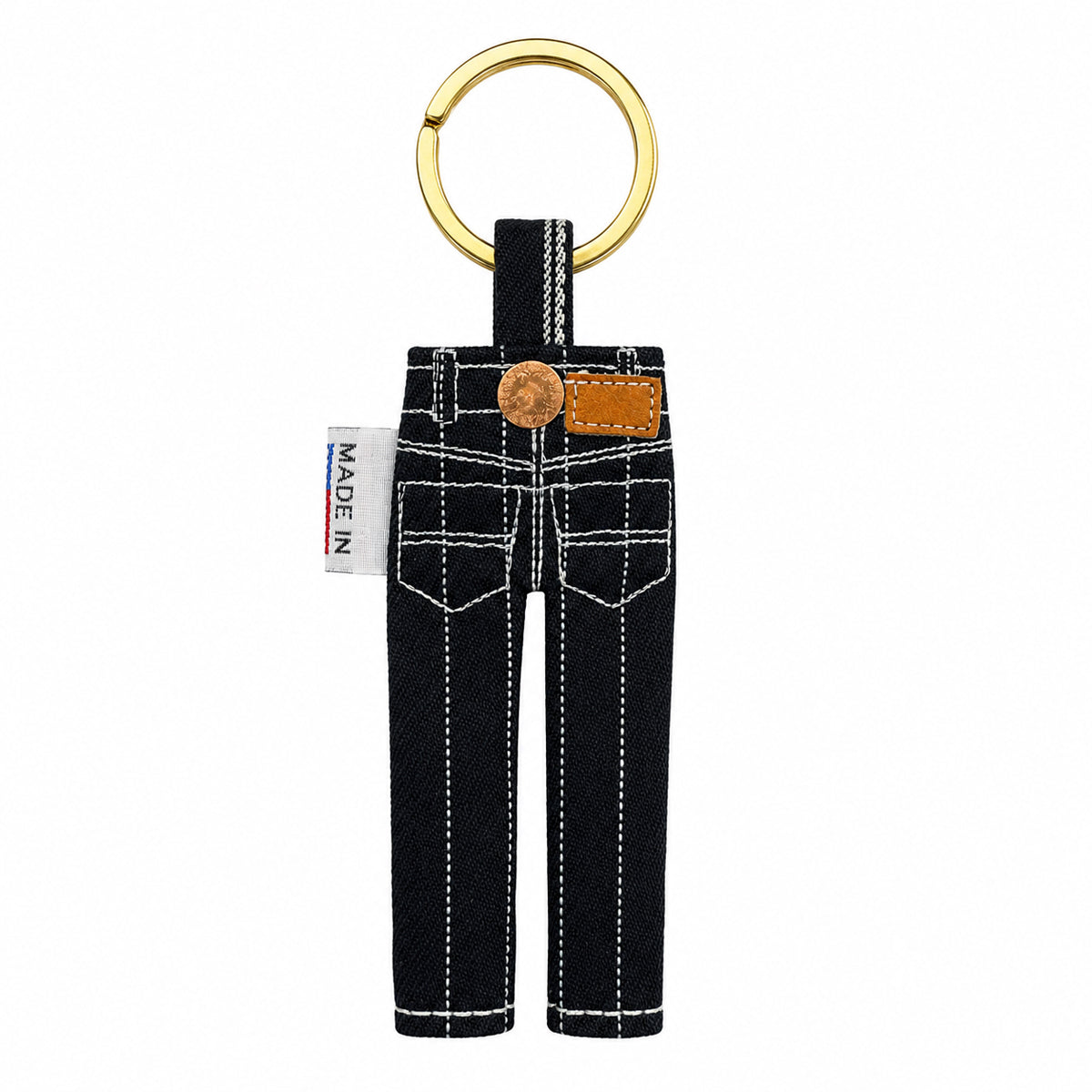 #3192 Japanese Selvedge Wabash Tiny Jean Keychain