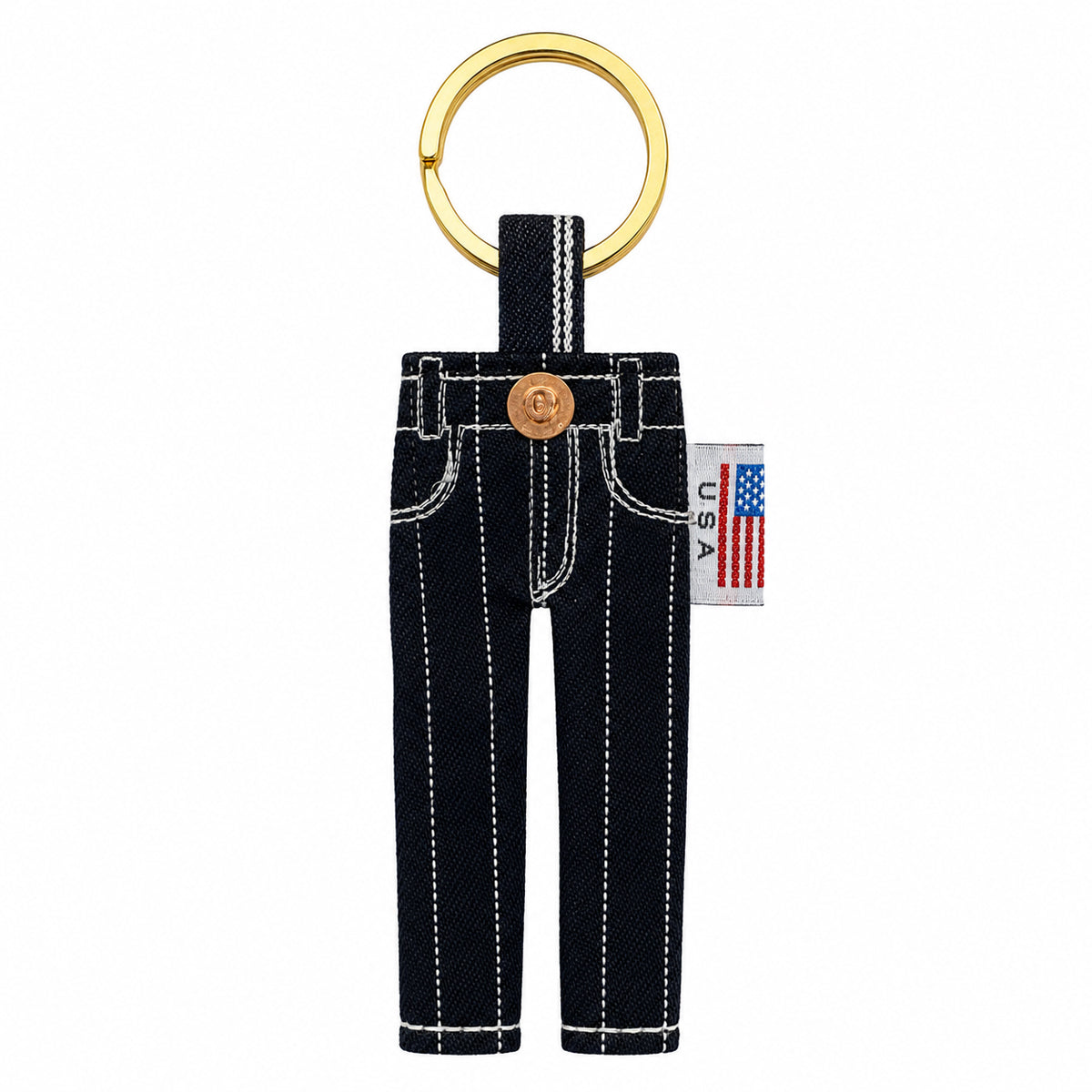 #3192 Japanese Selvedge Wabash Tiny Jean Keychain