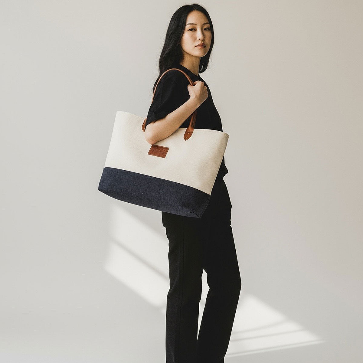 The Extra Large Farm Canvas/Denim Tote Bag
