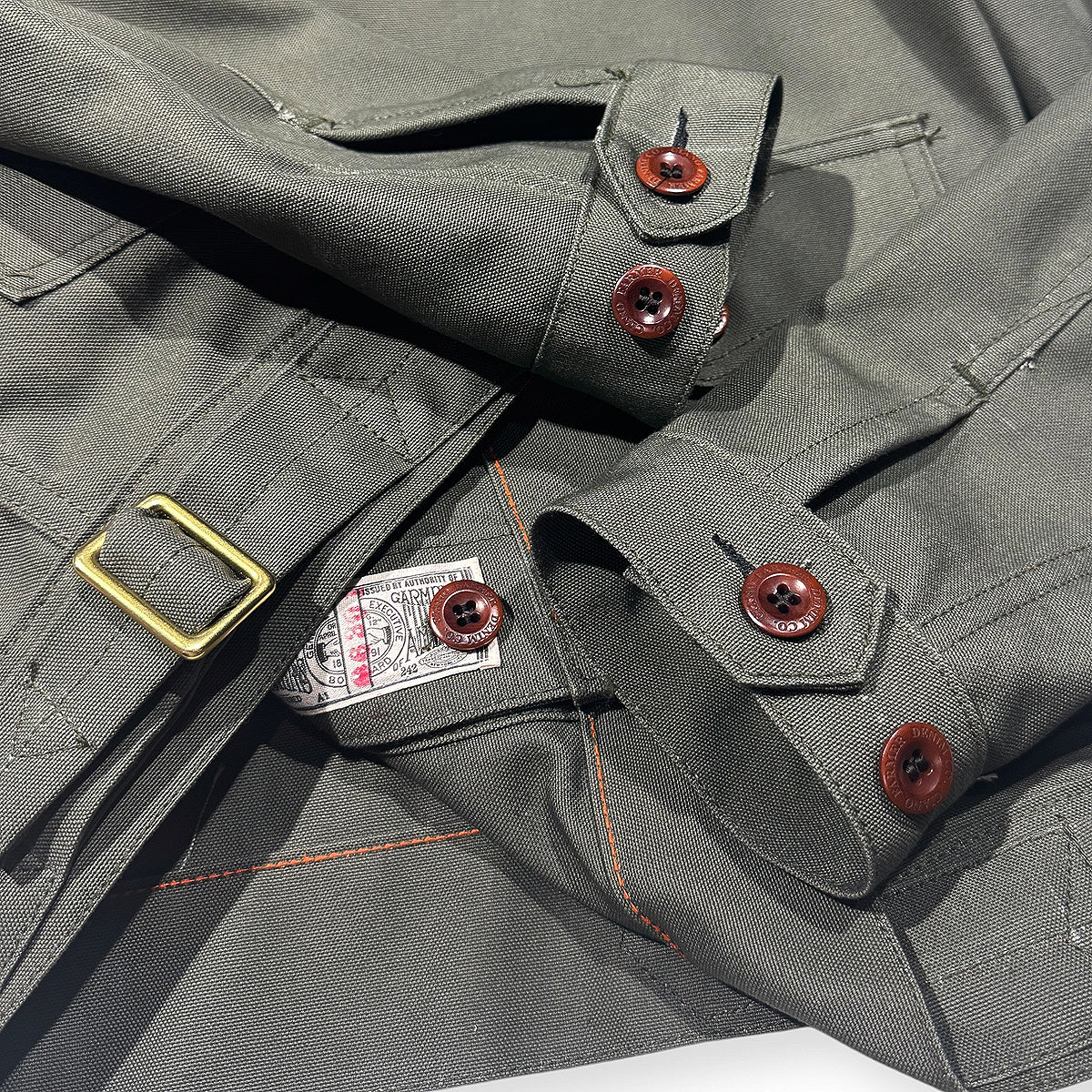 #133 12oz Duck Canvas 1930's Modify Cossack Jacket