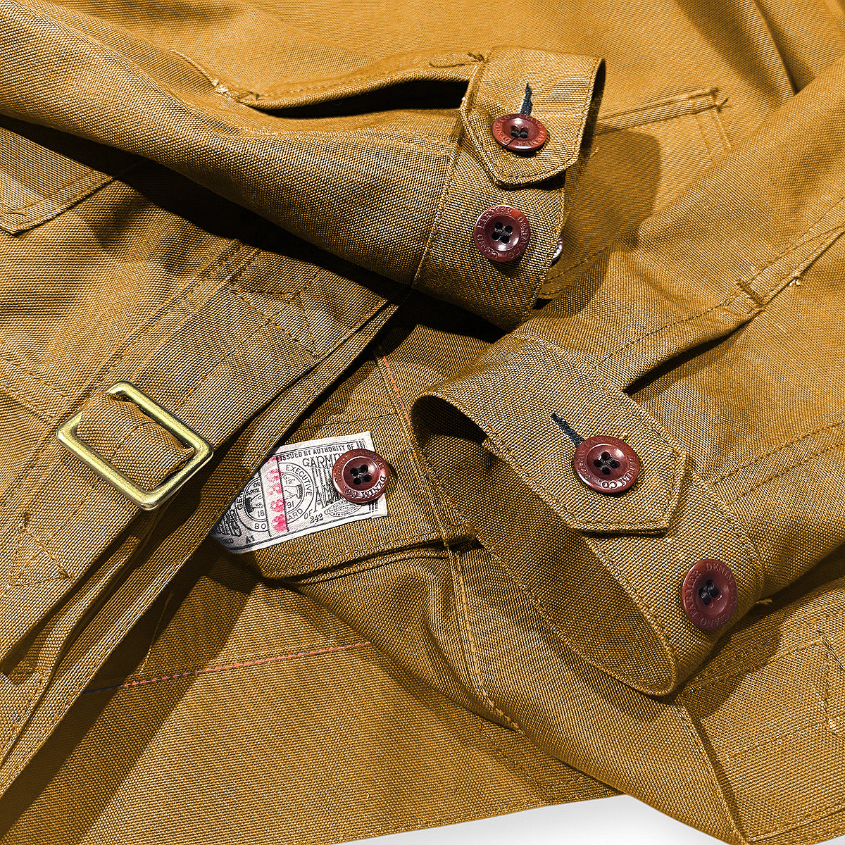 #133 12oz Duck Canvas 1930's Modify Cossack Jacket