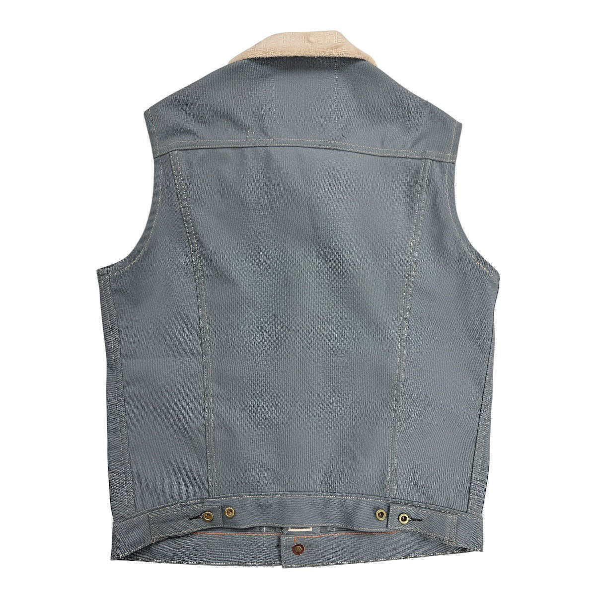 OPSTK #133 12oz Duck Canvas "Hamby" Vest Seagrass "Slim Fit"