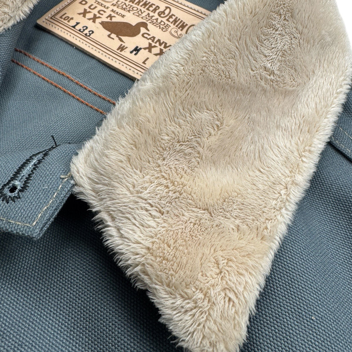 OPSTK #133 12oz Duck Canvas "Hamby" Vest Seagrass "Slim Fit"