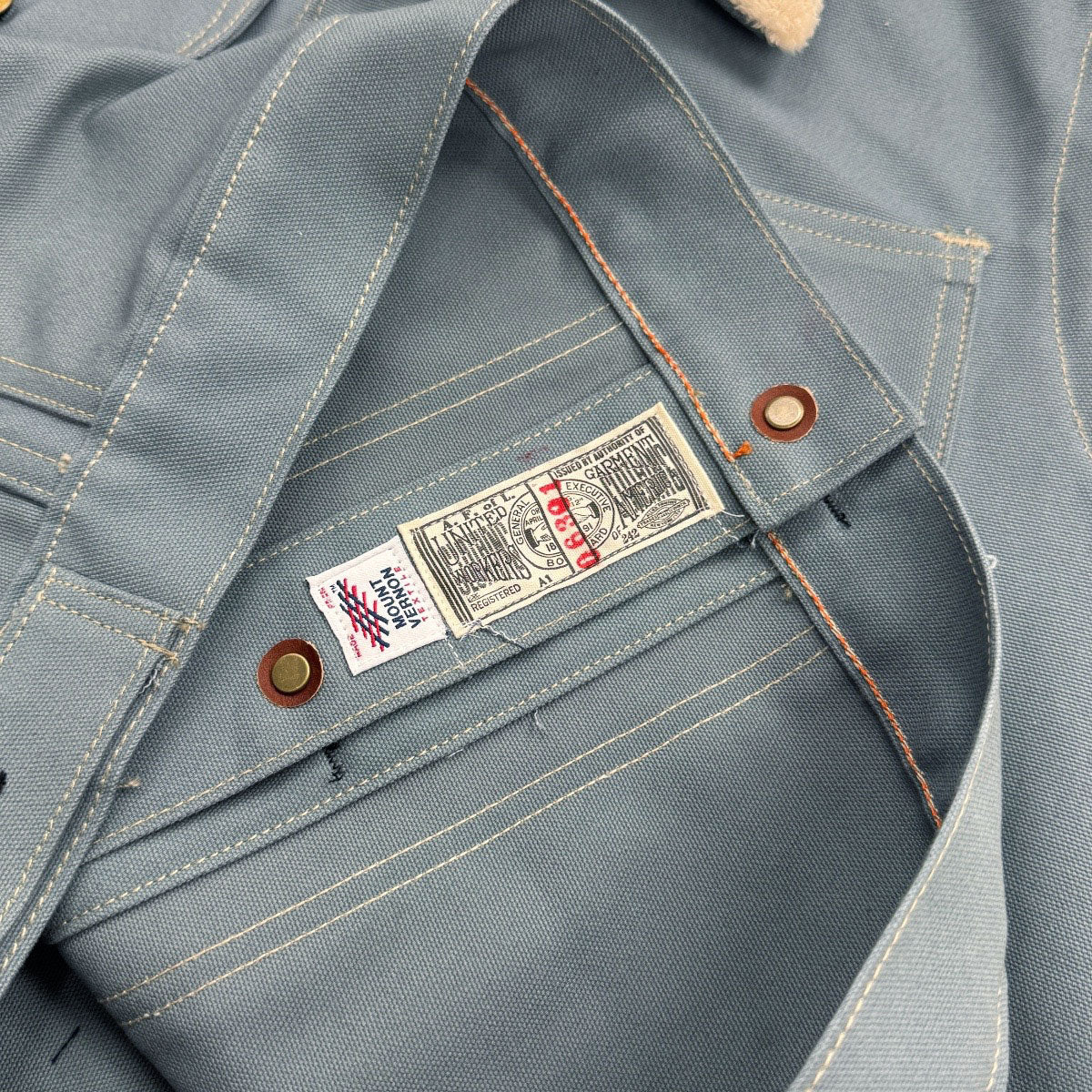 OPSTK #133 12oz Duck Canvas "Hamby" Vest Seagrass "Slim Fit"