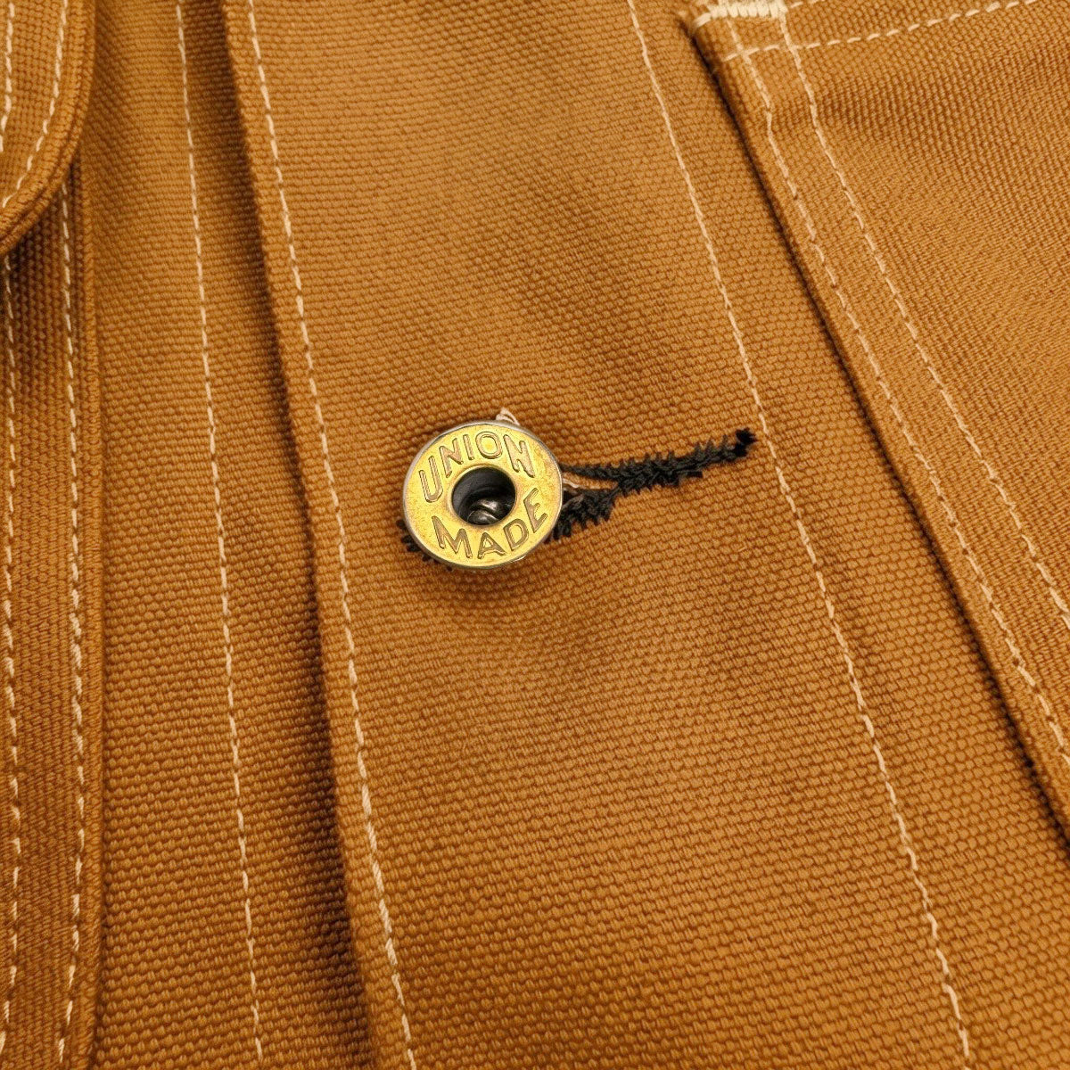 #133 12oz Duck Canvas "Hamby" Vest Ochre