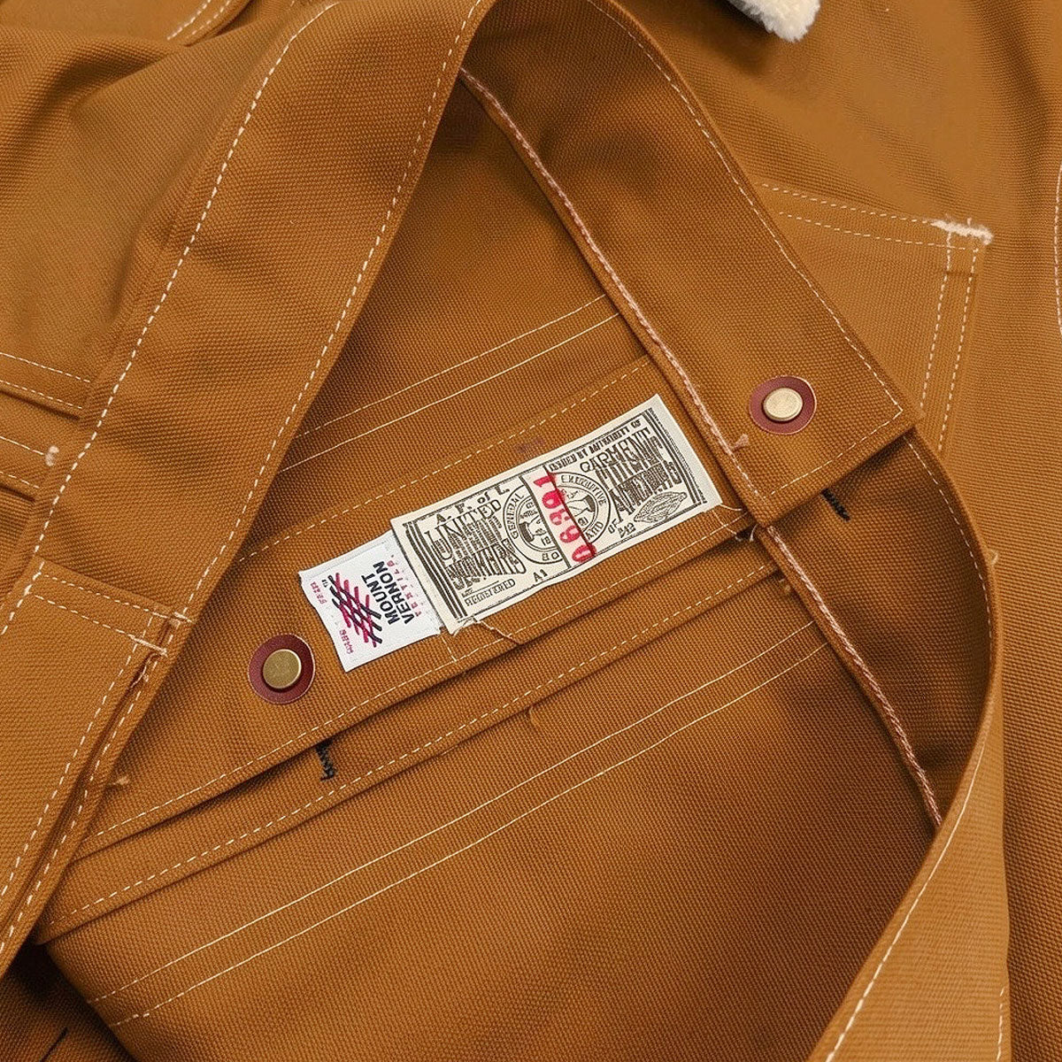 #133 12oz Duck Canvas "Hamby" Vest Ochre