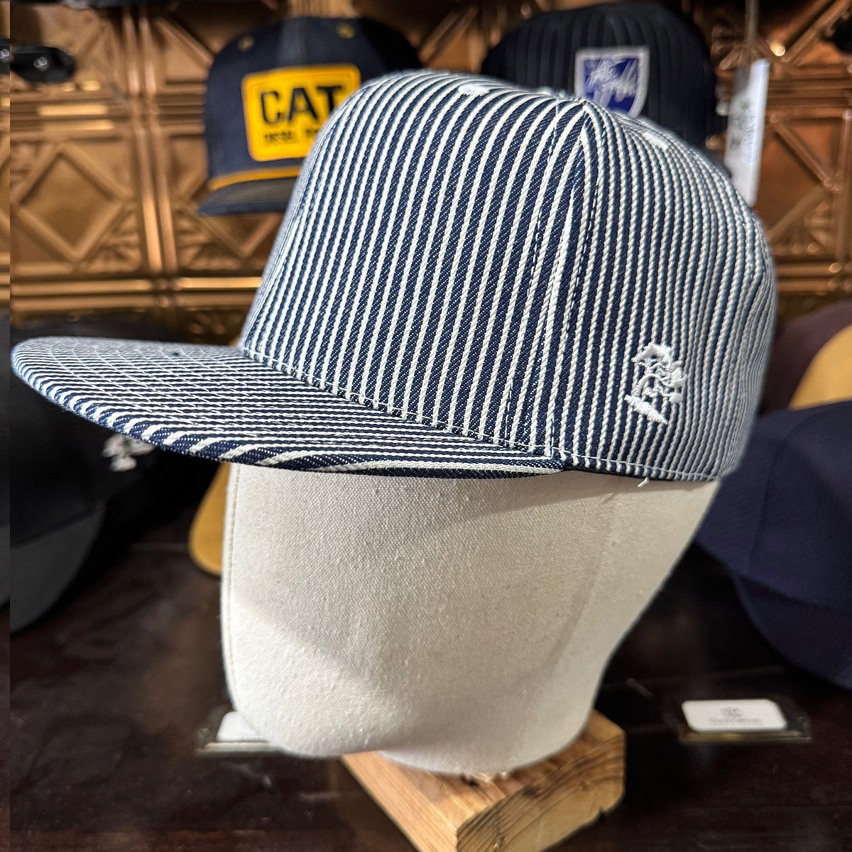 #HIC 10oz MV Mills Hickory Snapback HAT-High Crown