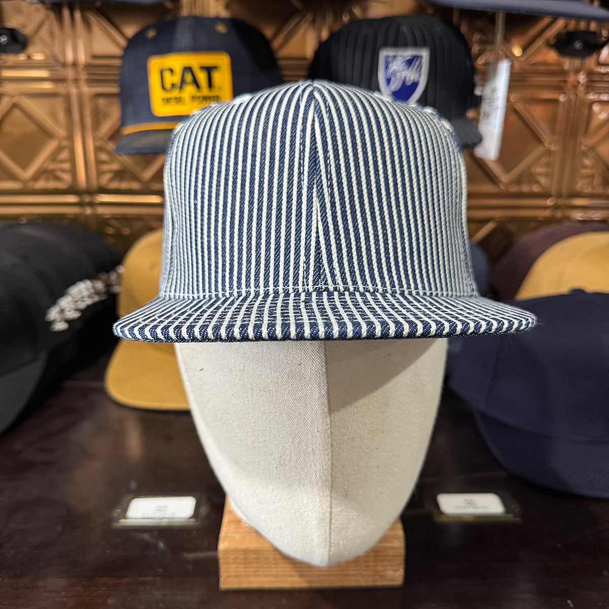 #HIC 10oz MV Mills Hickory Snapback HAT-High Crown