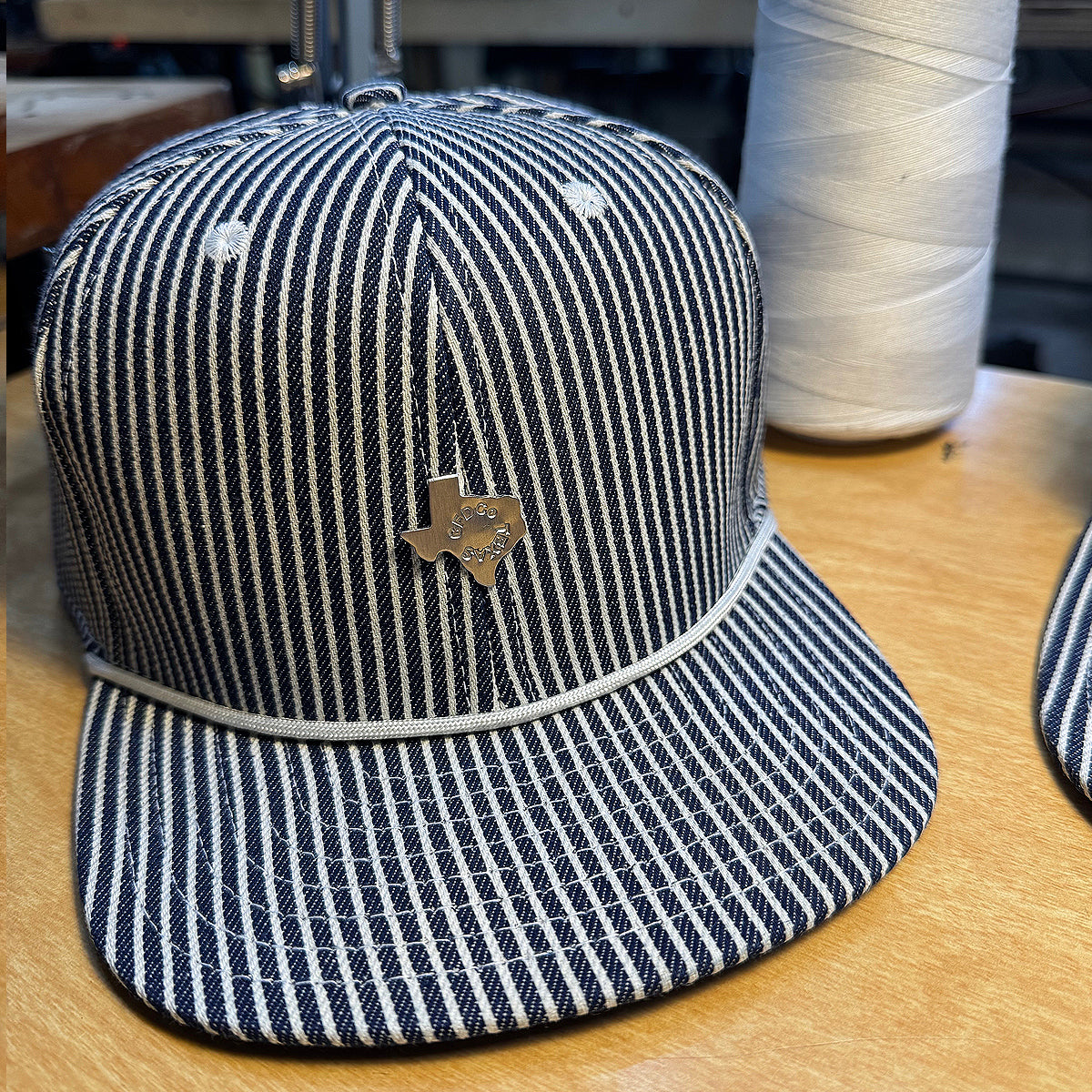 #HIC 10oz MV Mills Hickory Snapback HAT-High Crown