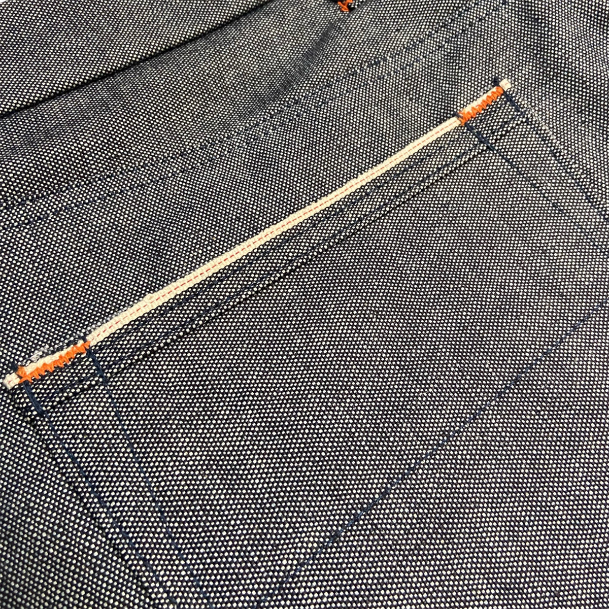 #N003 13oz Indigo Cone Mills Selvedge Duck Canvas