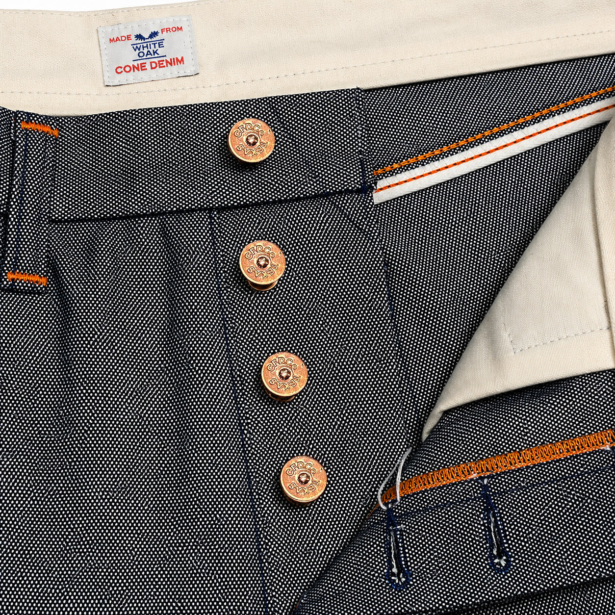 #N003 13oz Indigo Cone Mills Selvedge Duck Canvas