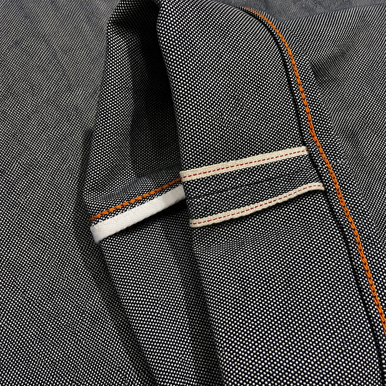 #N003 13oz Indigo Cone Mills Selvedge Duck Canvas