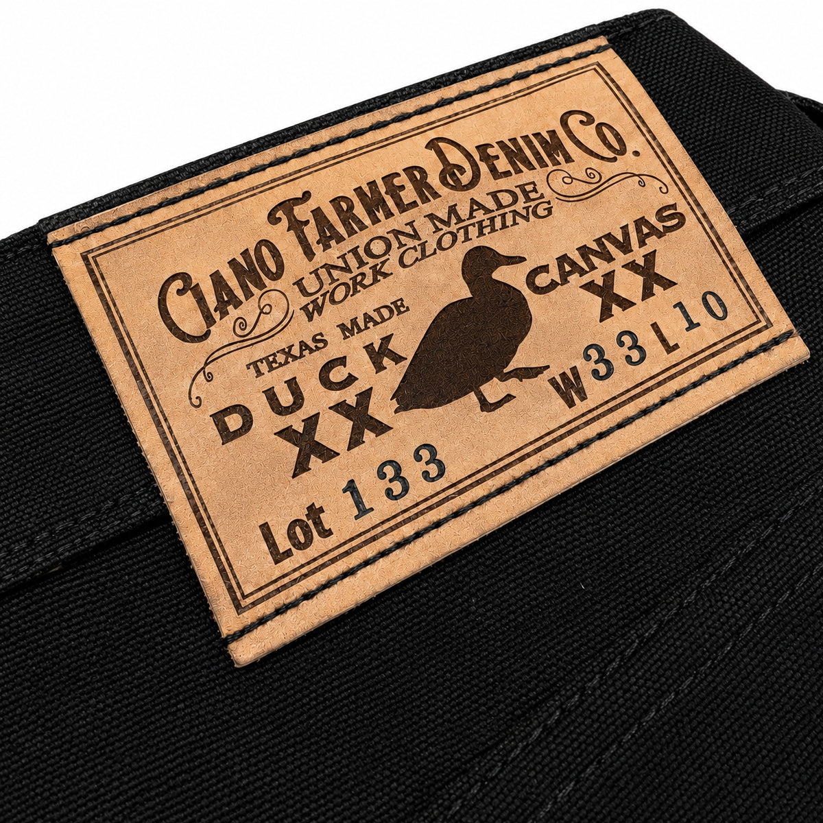 OPSTK #133 12oz Duck Canvas BLACK 5 Pocket Short [905 Regular Fit]