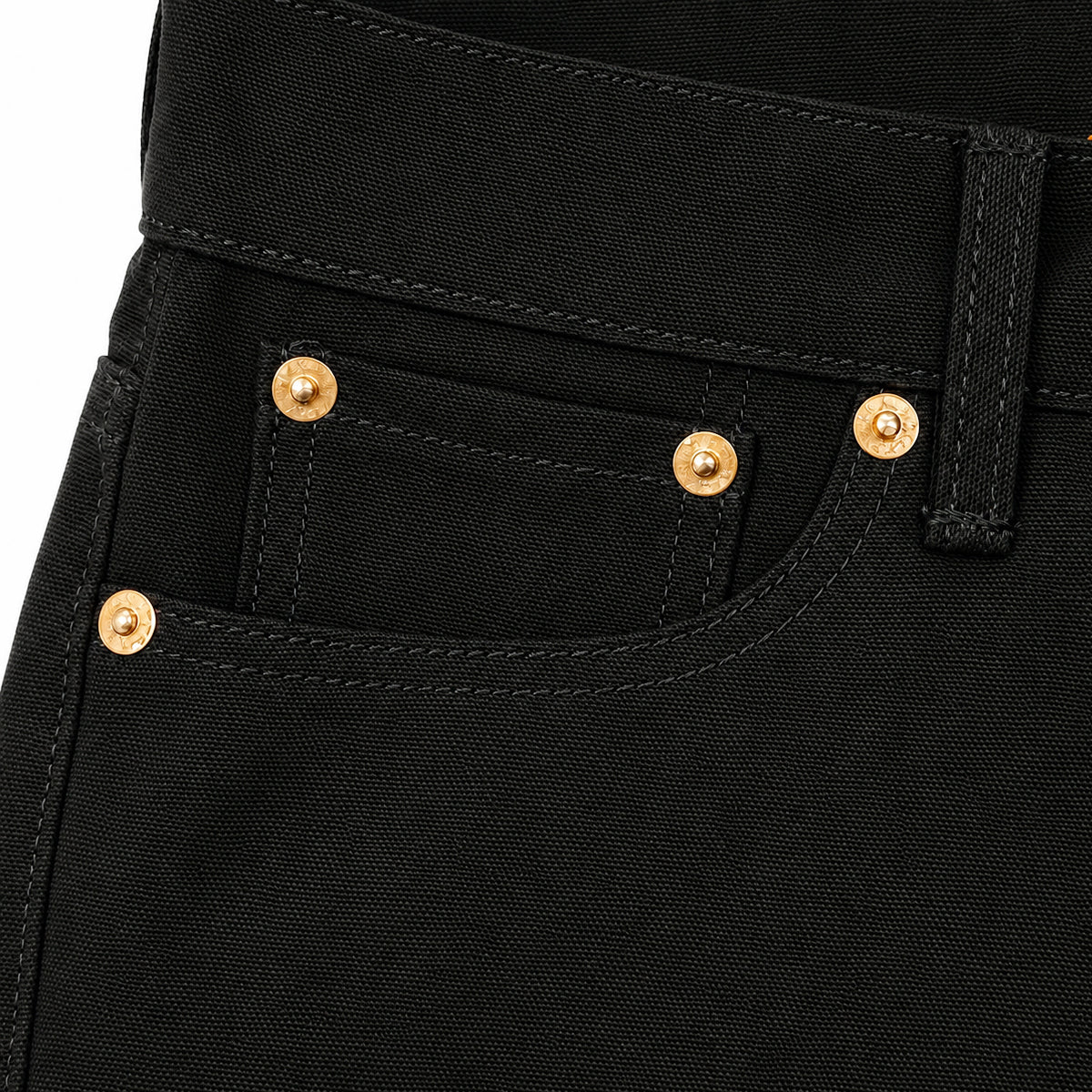 OPSTK #133 12oz Duck Canvas BLACK 5 Pocket Short [905 Regular Fit]
