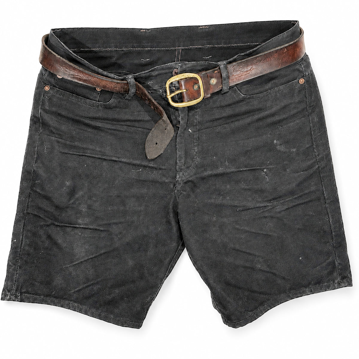 OPSTK #133 12oz Duck Canvas BLACK 5 Pocket Short [905 Regular Fit]