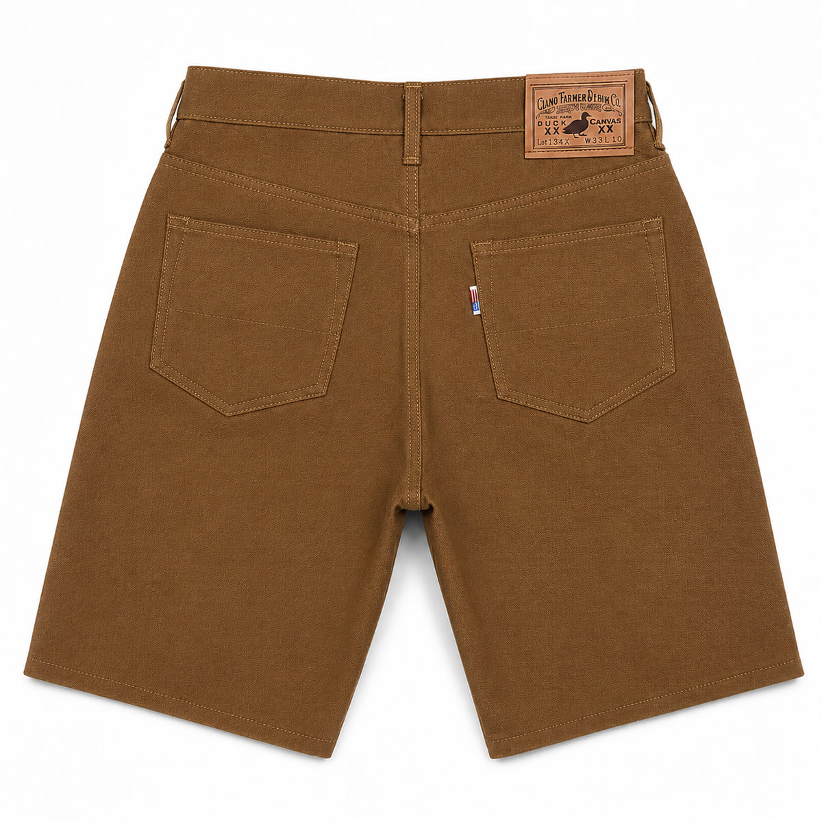 OPSTK #133 12oz Duck Canvas Mid OCHRE Brown 5 Pocket Short [905 Regular Fit]