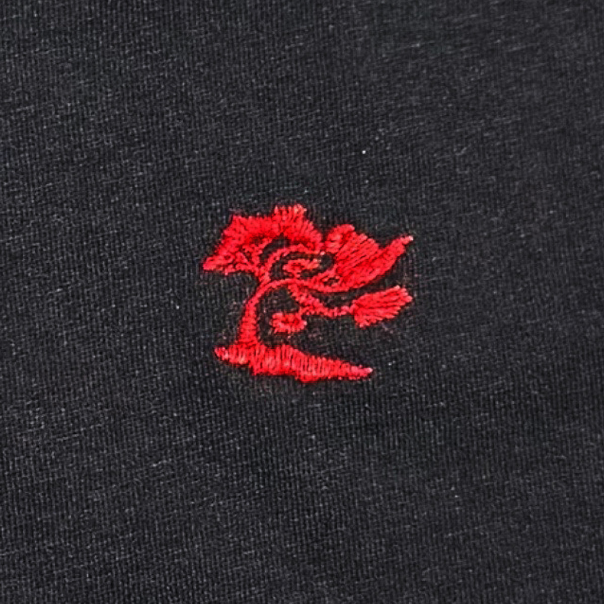 4.4oz TEXAS MADE Black Crew Neck Embroidery