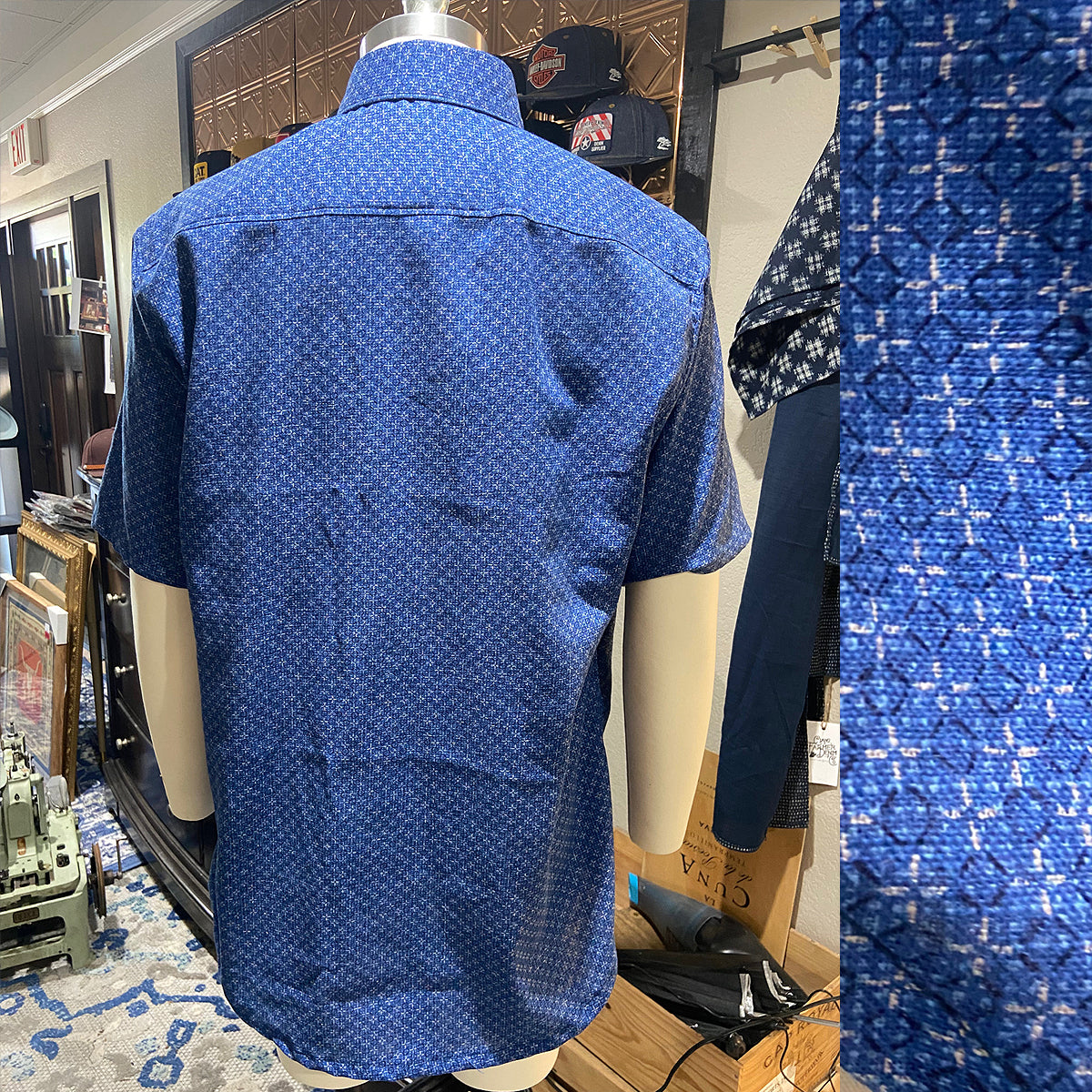 6oz Japanese Nara Blue Saw Tooth Workshirt / Made in Texas