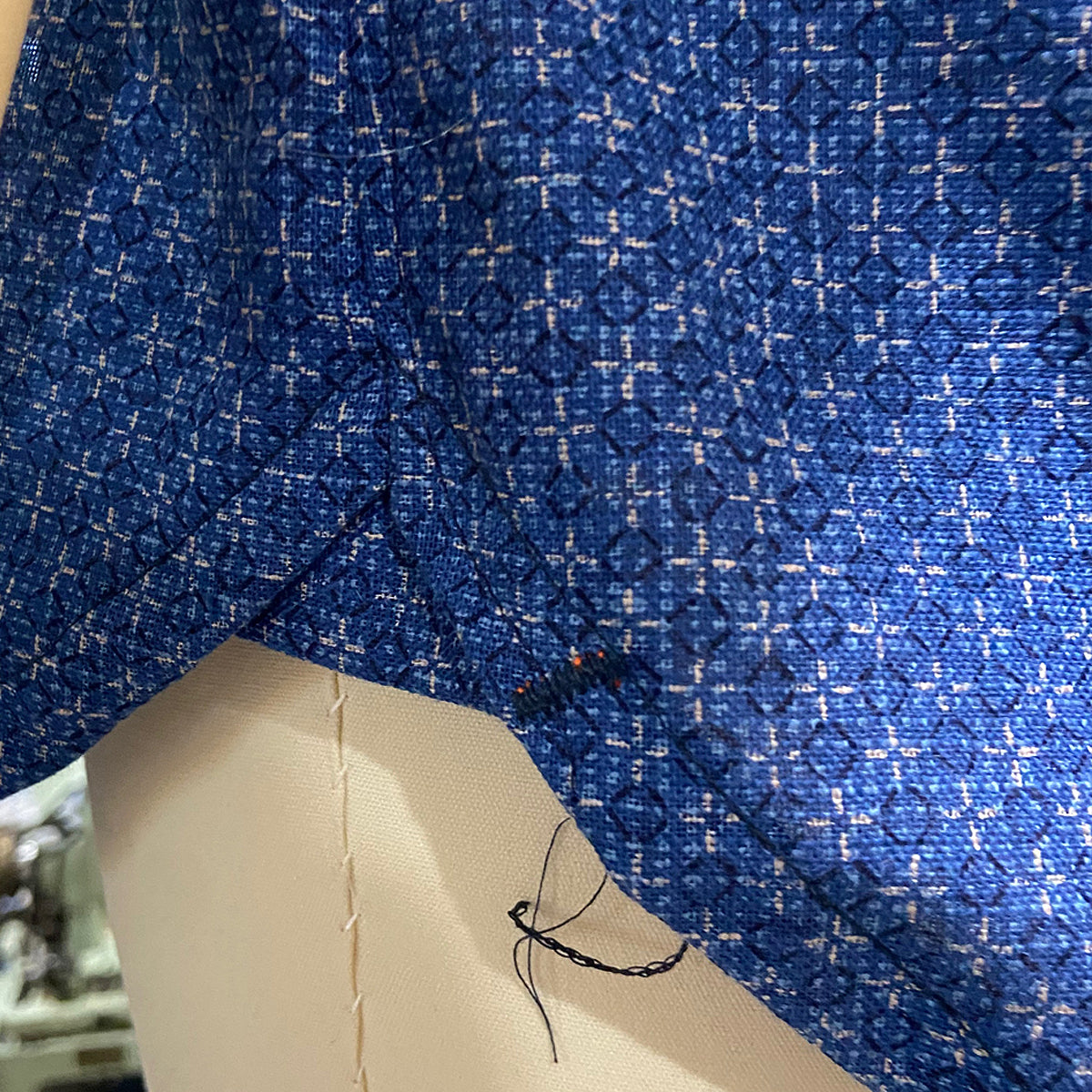6oz Japanese Nara Blue Saw Tooth Workshirt / Made in Texas