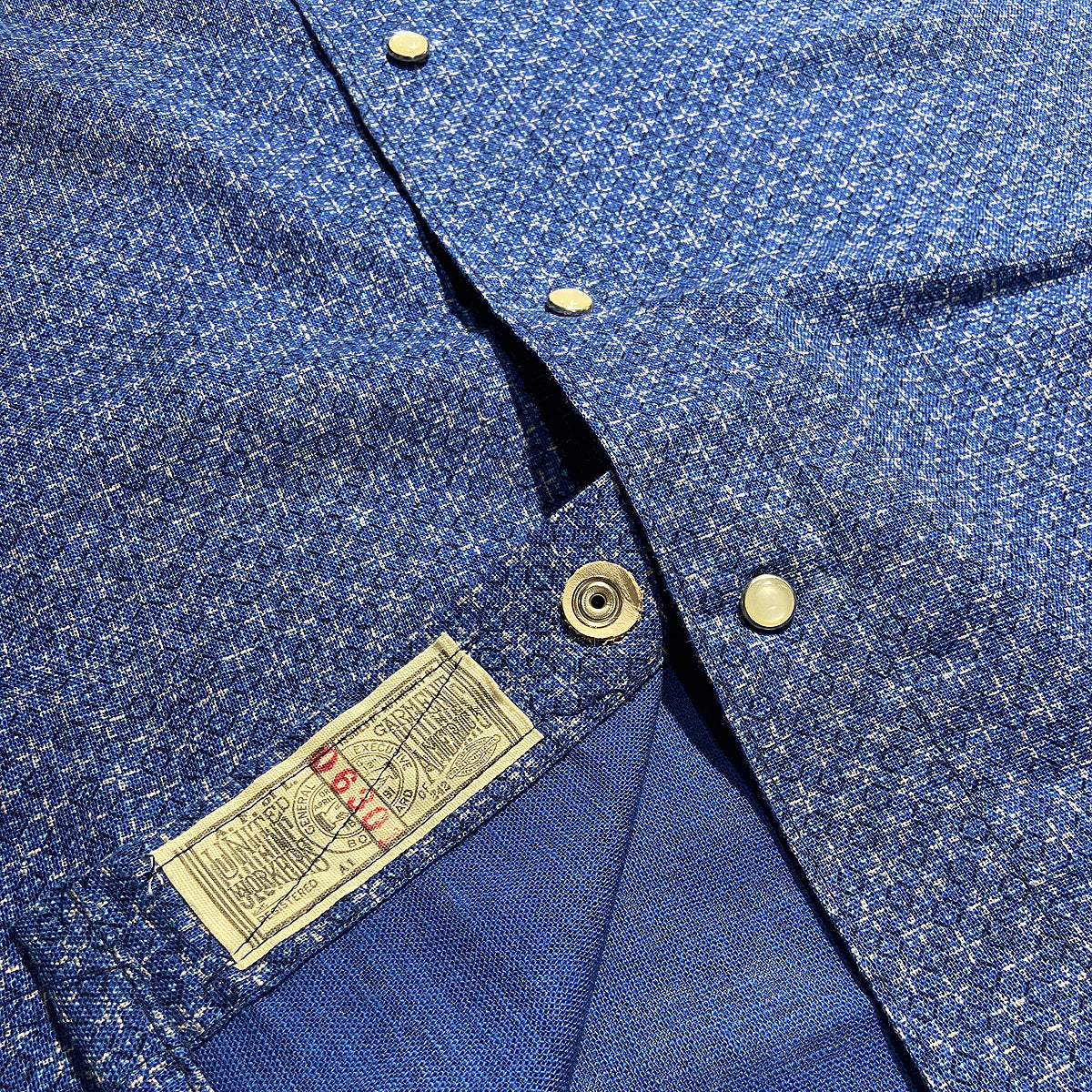 6oz Japanese Nara Blue Saw Tooth Workshirt / Made in Texas