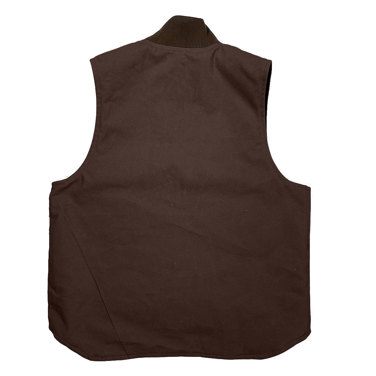 12oz Timber Brown Duck Canvas Workman Waistcoat Lined