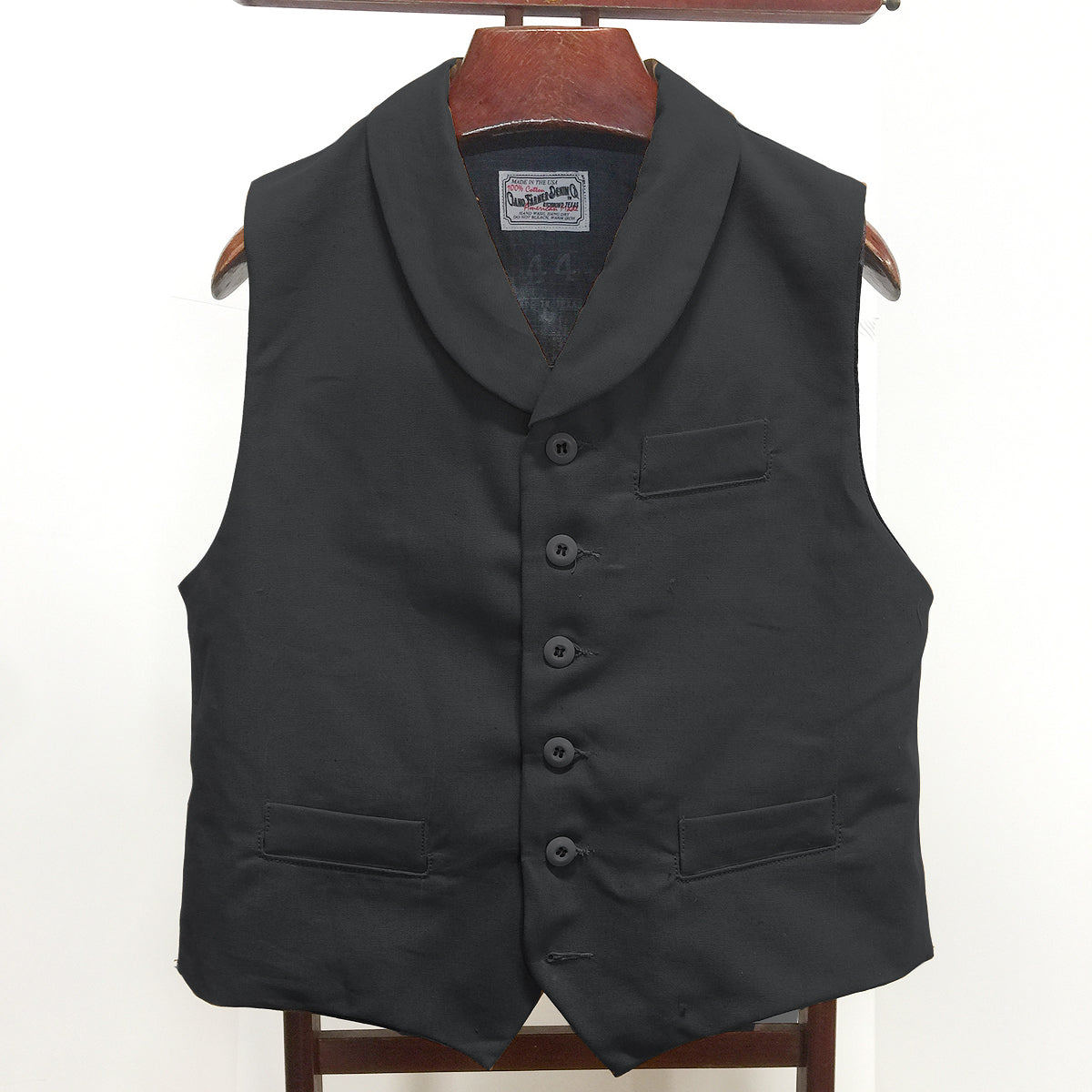 12oz Black Duck Canvas Type D Waistcoat