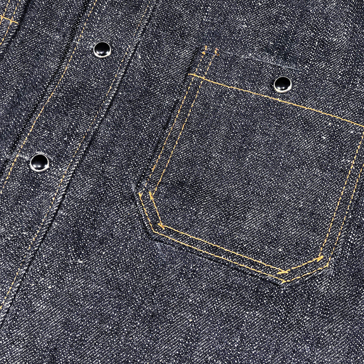 #0505 16oz Japanese INDIGO 'Secret Denim" Selvage Work Shirt