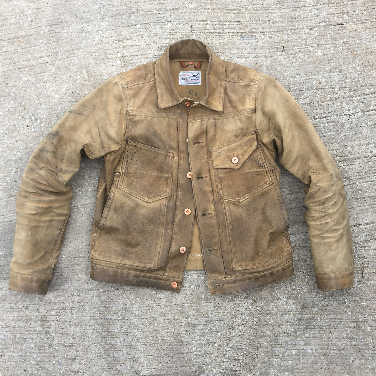 #134 18oz OCHRE Duck Canvas Field Hand Jacket