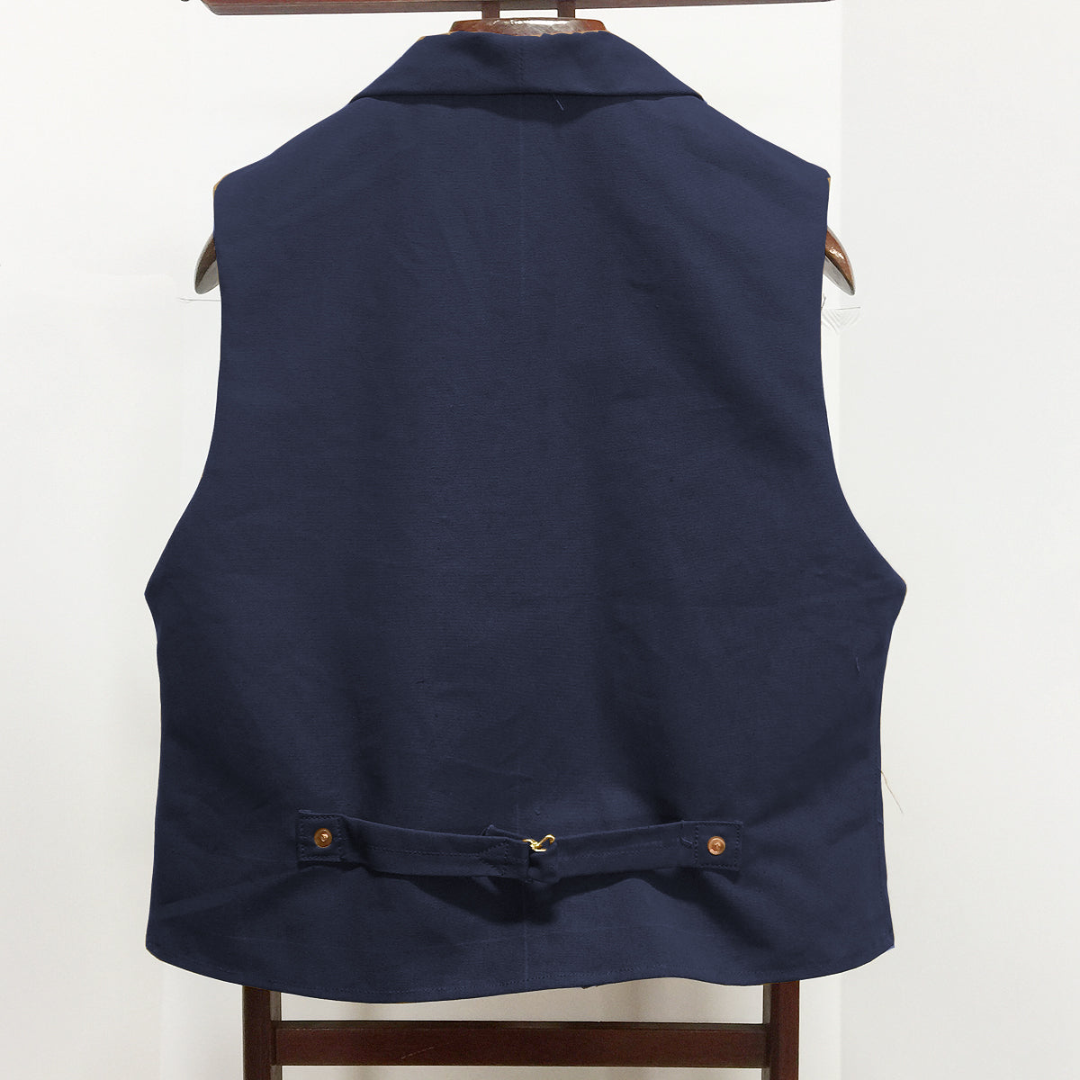 12oz Navy Duck Canvas Type D Waistcoat