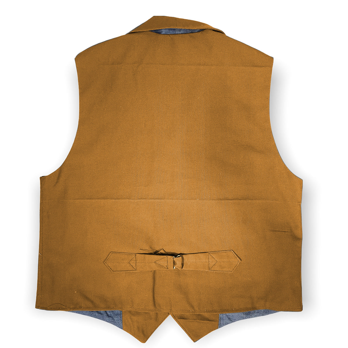 #133 12oz Ochre Duck Canvas Type D Waistcoat