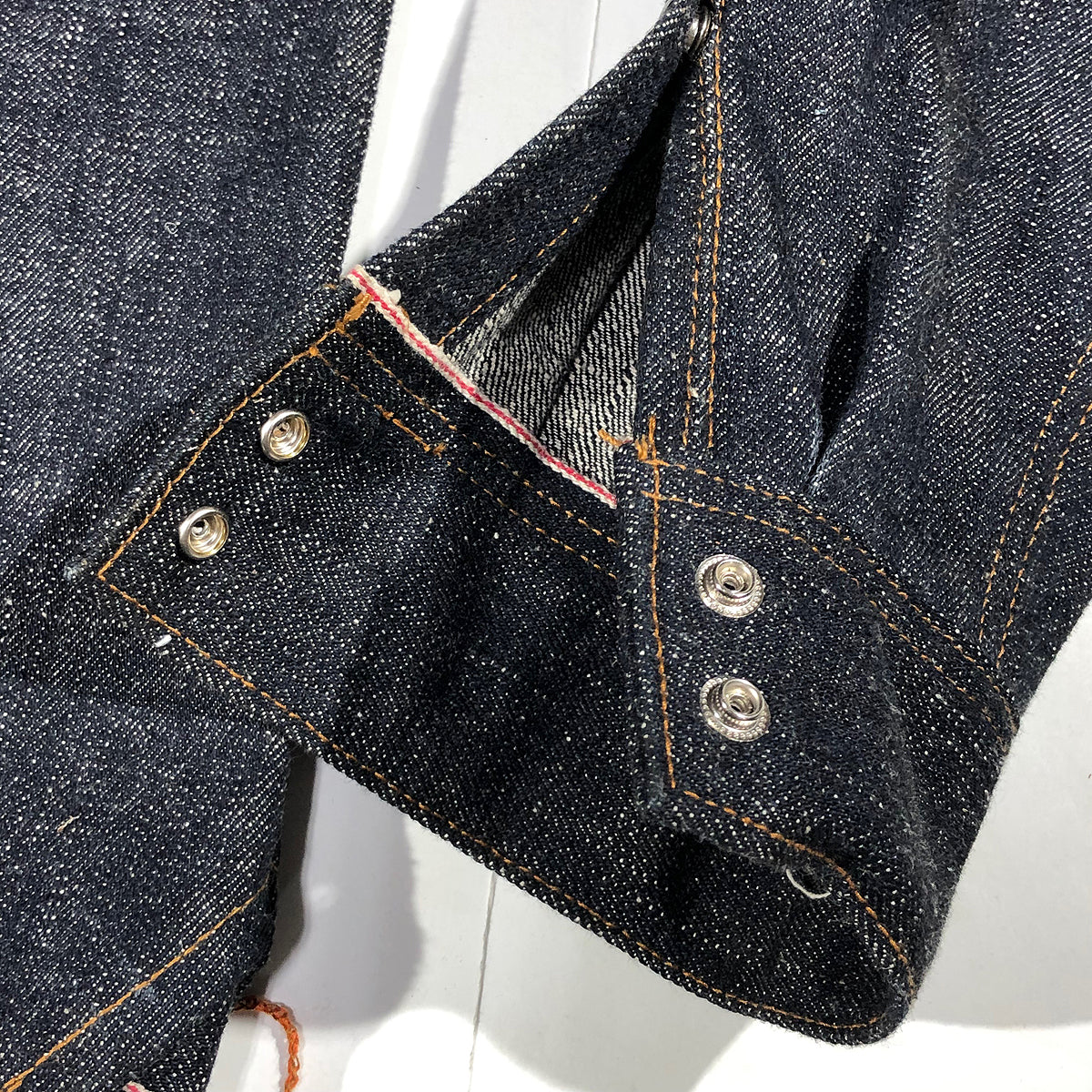 #0505 16oz Japanese INDIGO 'Secret Denim" Selvage Work Shirt