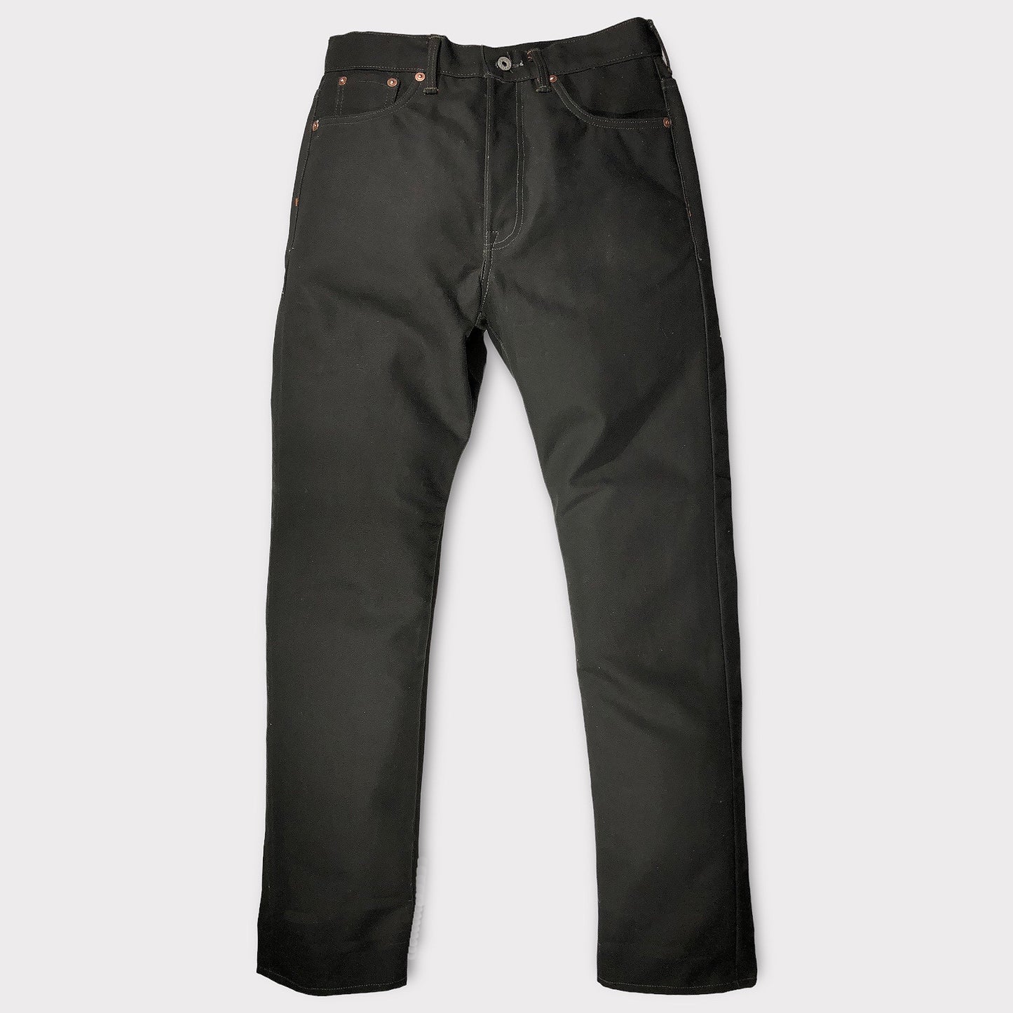12oz Duck Canvas Olive 5 POCKET Version