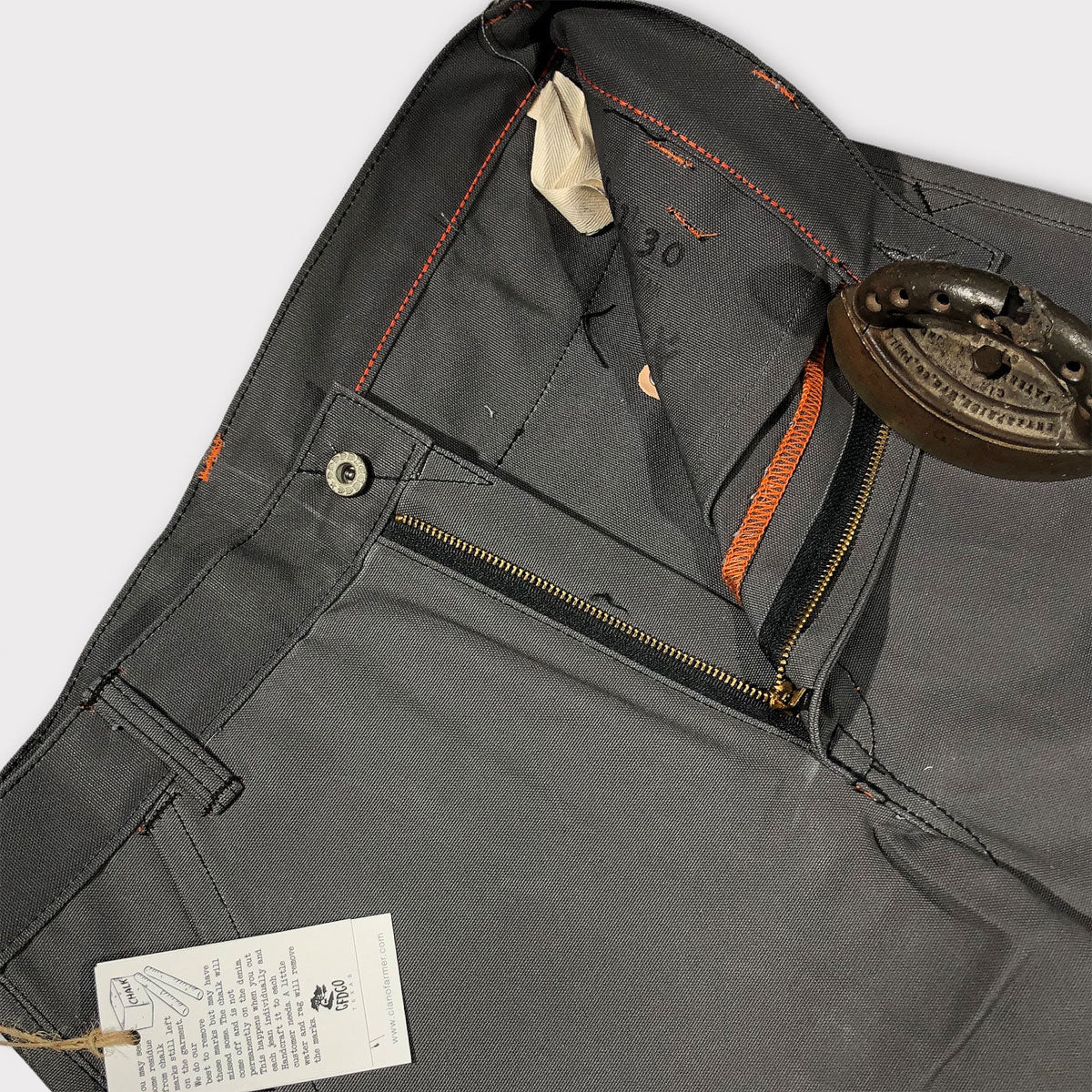 12oz Duck Canvas Gray CHINO Version