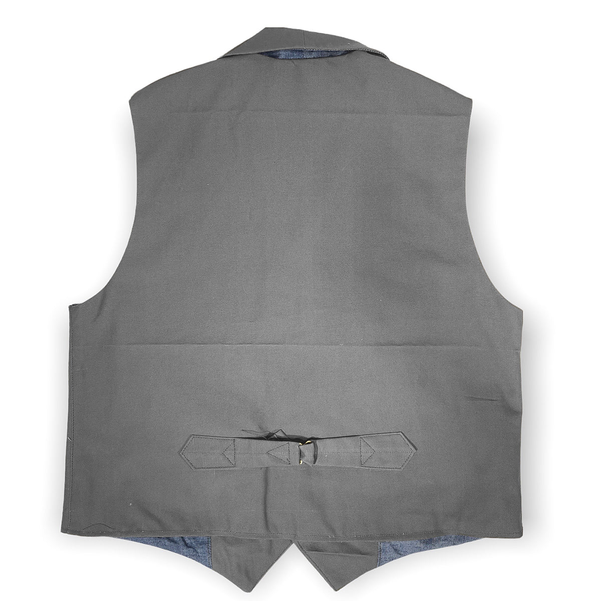 12oz Grey Duck Canvas Type D Waistcoat