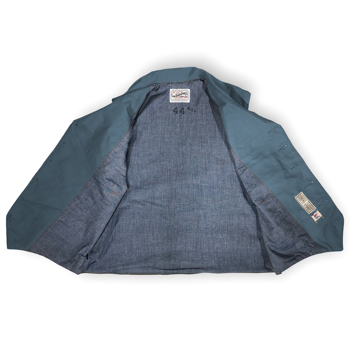 12oz Seagrass Duck Canvas Type D Waistcoat