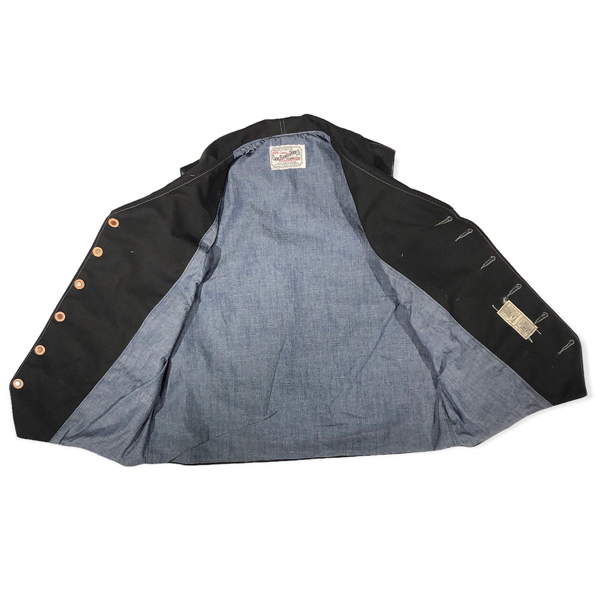 12oz Black Duck Canvas Type D Waistcoat