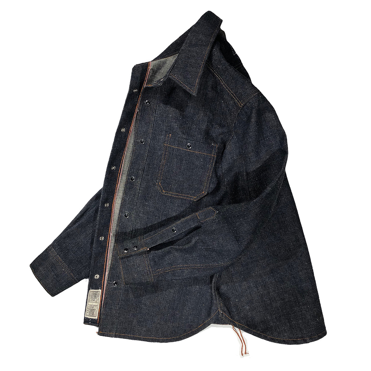 #0505 16oz Japanese INDIGO 'Secret Denim" Selvage Work Shirt