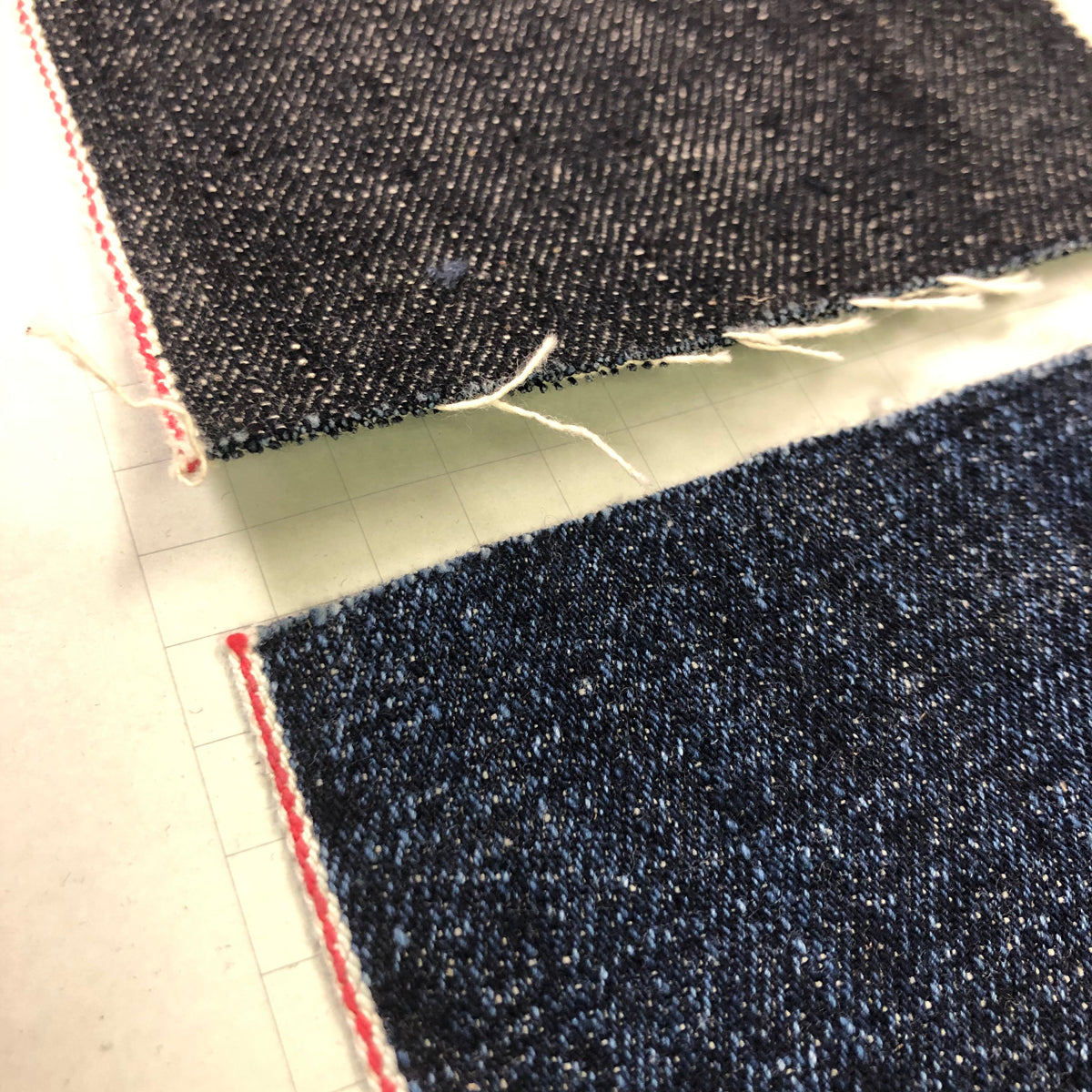 #0505 18oz Japanese INDIGO 'Secret Denim" Selvedge 5 Pocket Version