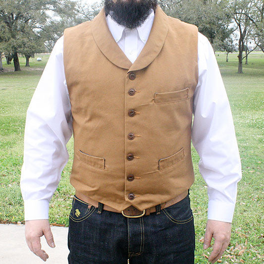 12oz Black Duck Canvas Type D Waistcoat